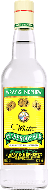 70cl bottle of wray and nephews white rum